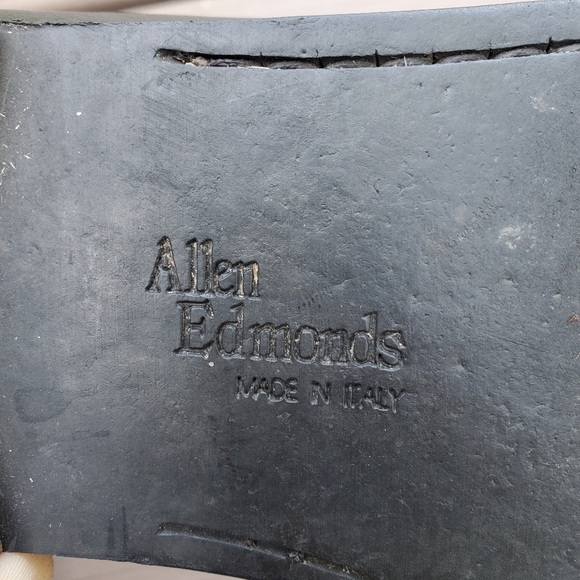 Allen Edmonds Firenze Black Leather Italian‎ Moc Toe Horsebit Vamp Saddle Loafer main image 4